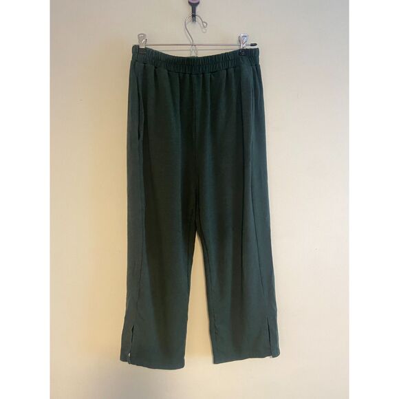 Vestige Story Edit Pants in Deep Green Organic Cotton SIZE MEDIUM - Picture 2 of 7